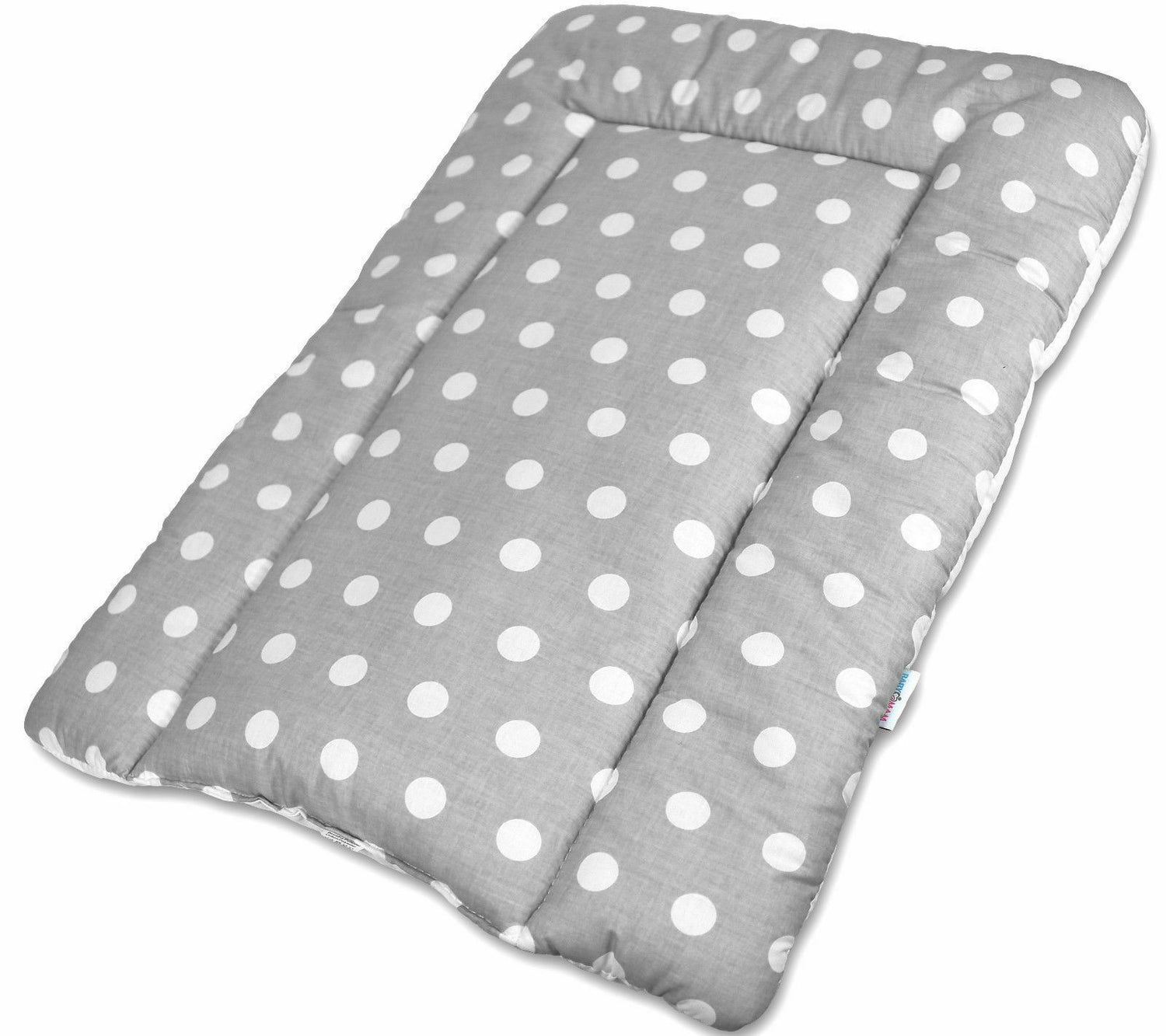Baby 100% cotton changing mat child toddler Dots grey