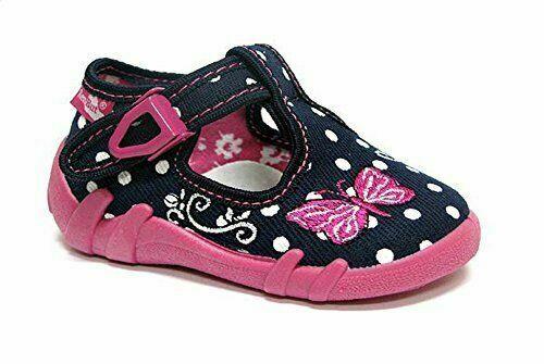 Girls Sandals Baby Children Kids Infant Casual Canvas Shoes Fasten #15