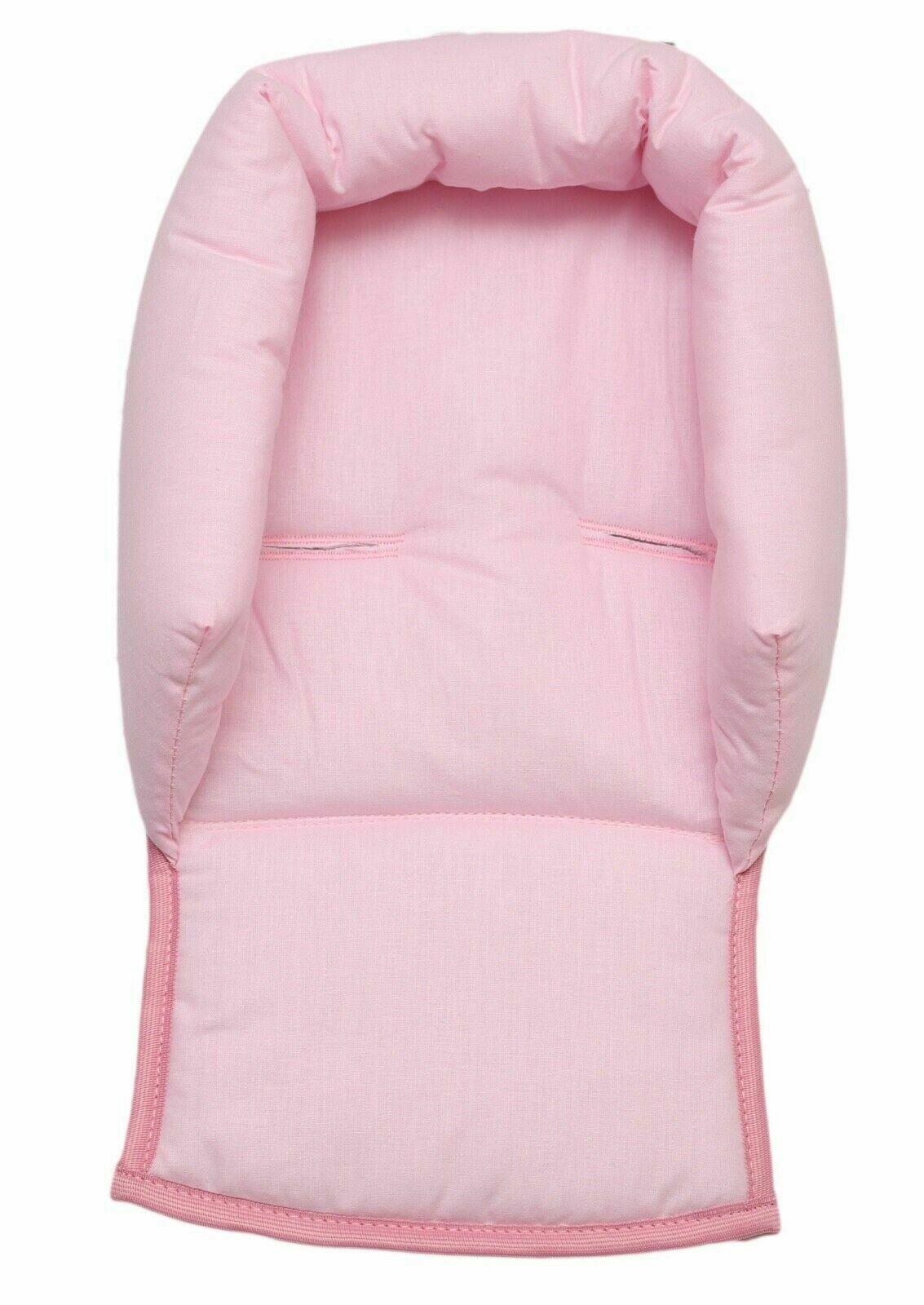 Baby Head Car Seat Rest Cushion Toddler Child Support Pillow Light Pink