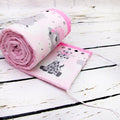 Baby Padded Bumper 180cm fit COT 100% Cotton Sweet Animals Pink