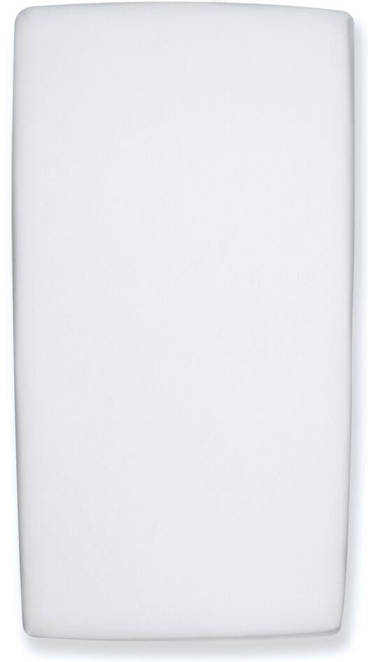 100% cotton fitted sheet for cot bed 140x70cm nursery baby soft plain style White