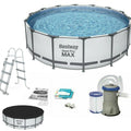 Swimming Pool Bestway 15Ft 48In Steel Pro Max Round Ground Garden 457X122cm