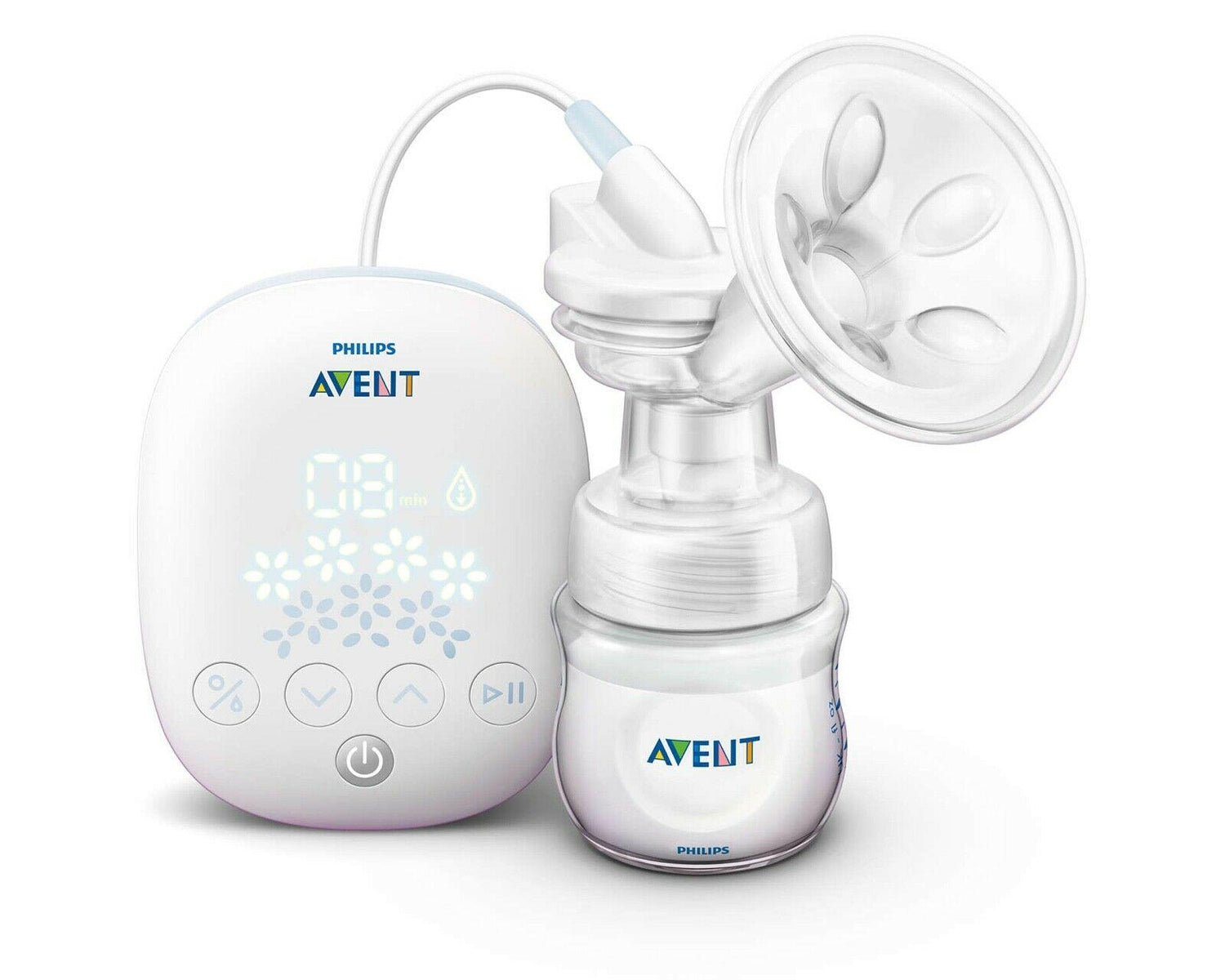 Electric Milk Breast Pump Avent Scf301 Baby Easy Comfort Single Free Bottle 4Oz