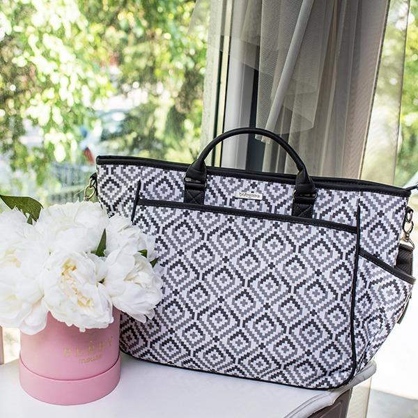 Baby Nappy Multi-Functional Diaper Bag Set With Changing Mat Babyono Chic Grey