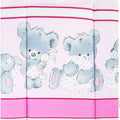 Baby 100% cotton changing mat child toddler Cuddle bears pink