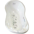 Baby bathtub with drainage hole and plug for bathing TEGA BABY - Owls white