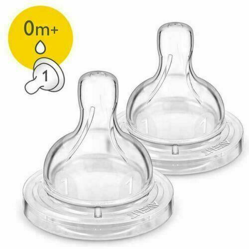 Silicone Teat Philips Avent Extra Soft Anti - Colic 0M+ 2-Pack