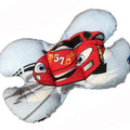 Butterfly Dimple Pillow Baby head and neck support Blue - Cars