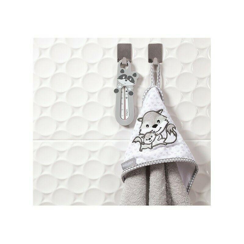 Floating Baby Bath Thermometer Safety Babyono Nursery Newborn Grey Racoon