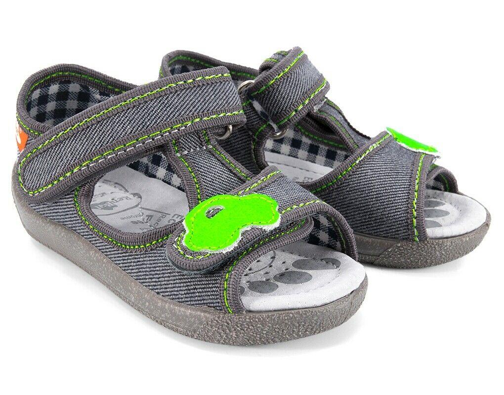 Boys Sandals Baby Children Kids Toddler Infant Casual Canvas Shoes Fasten #19
