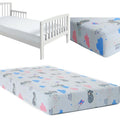 Baby Fitted Junior Bed Sheet Printed 100% Cotton Mattress 160X70cm Mama Bear