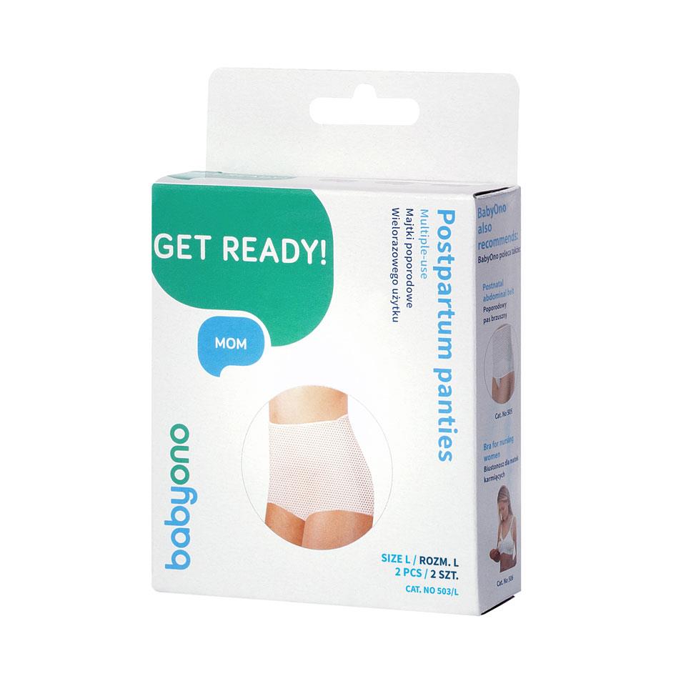Mesh Post Partum Panties Pack Of 2 Babyono Mesh Underwear Size L