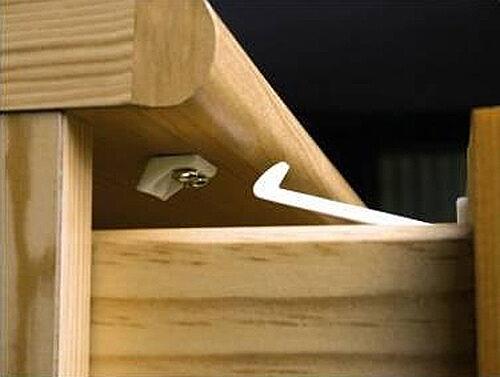 Drawer Safety Lock Child Babyono Baby Protective Lock Inside Mounted 5Pcs