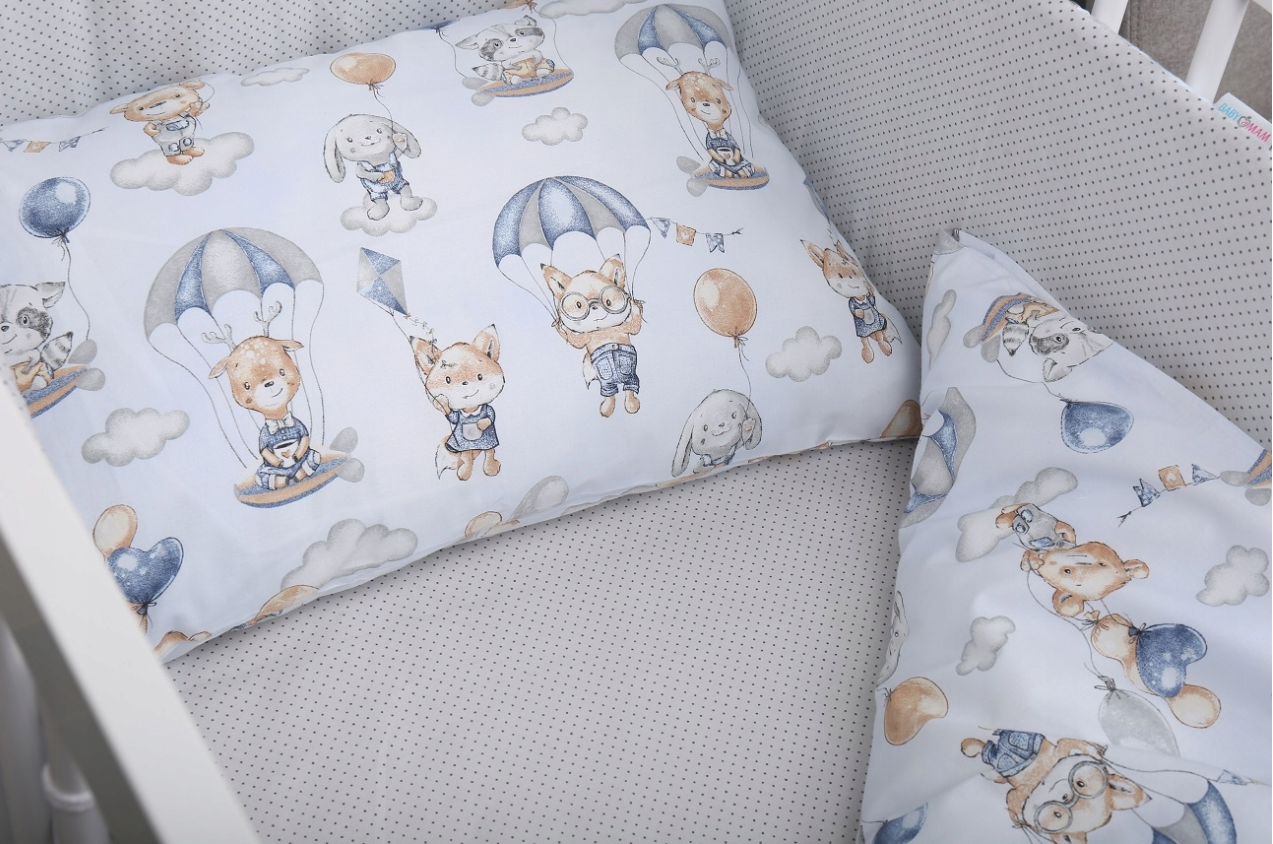 2Pc 135x100 Walk In The Clouds Baby Bedding Set Cotton Pillow Case Duvet Cover