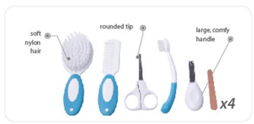 Baby Grooming Kit Canpol Comb Brush Safe Scissors Clippers Toothbrush Set