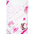 Baby Swaddle Wrap Newborn Bedding Blanket 100% Cotton Sleeping Bag Ballerina Pink