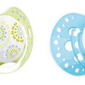 Lovi 2X Silicone Dynamic Soother Dummy Pacifier Teat 3-6 M Trendy Green Blue