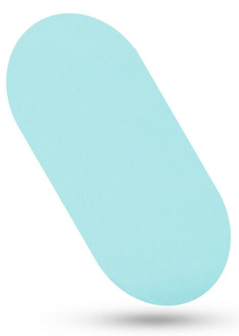 2-pack soft fitted sheet jersey stretchy cotton Moses basket 75x30 Blue