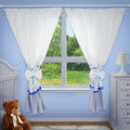 Nursery Curtains for Babies & Toddler's Bedroom Zoo blue