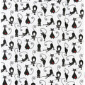 Baby 100% cotton changing mat child toddler Cat Black Cat