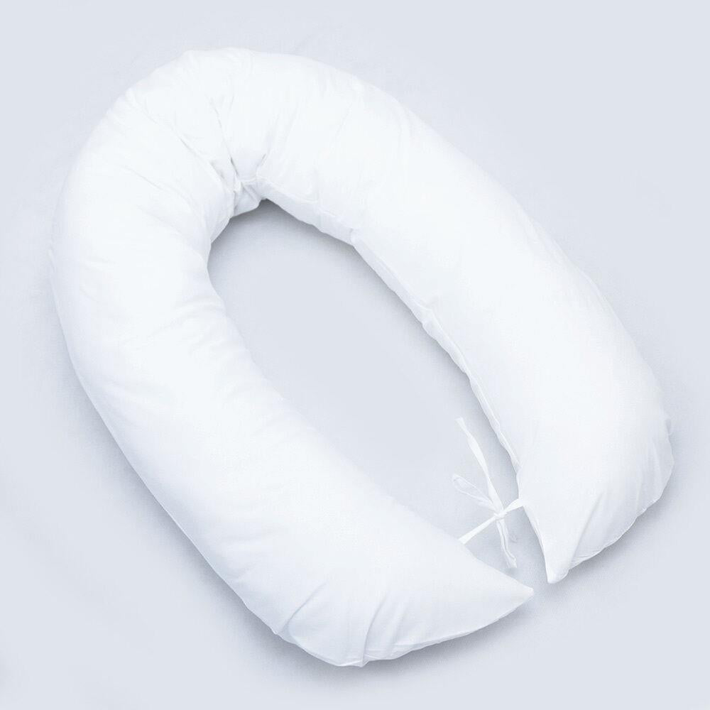 Large Brestfeeding Pillow Cover Baby Pregnancy Maternity 170cm White