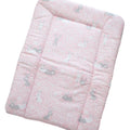 Baby 100% cotton changing mat child toddler Bunny Pink