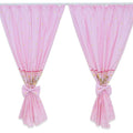 Nursery Curtains for Babies & Toddler's Bedroom Window pink