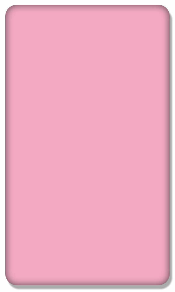 100% cotton fitted sheet for Junior bed 160x70cm nursery baby soft plain style Pink