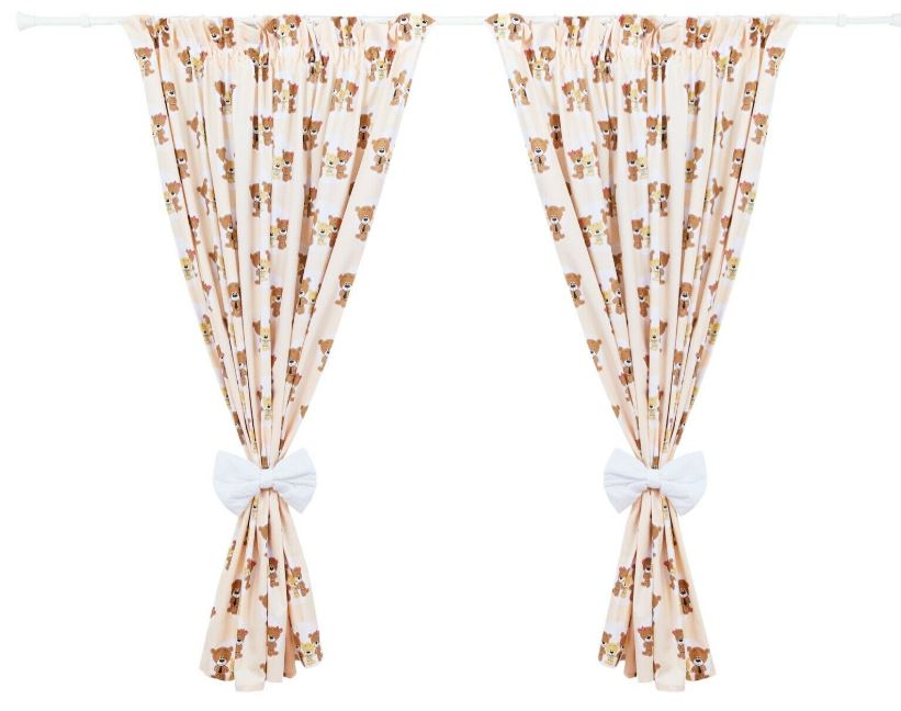 Nursery Curtains for Babies & Toddler's Bedroom Bear family