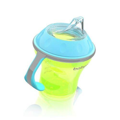Non-Spill Cup 180Ml Baby Toddler With Soft Spout Natural Nursing Babyono Green
