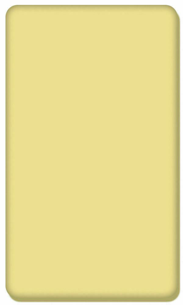 100% cotton fitted sheet for crib 90x40cm nursery baby soft plain style Yellow