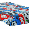100% cotton fitted sheet printed design for baby crib 90x40cm Football