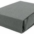 Terry Towelling Fitted Sheet 90X40cm Nursery Baby Crib/Cradle/ Soft/ Frotte Grey