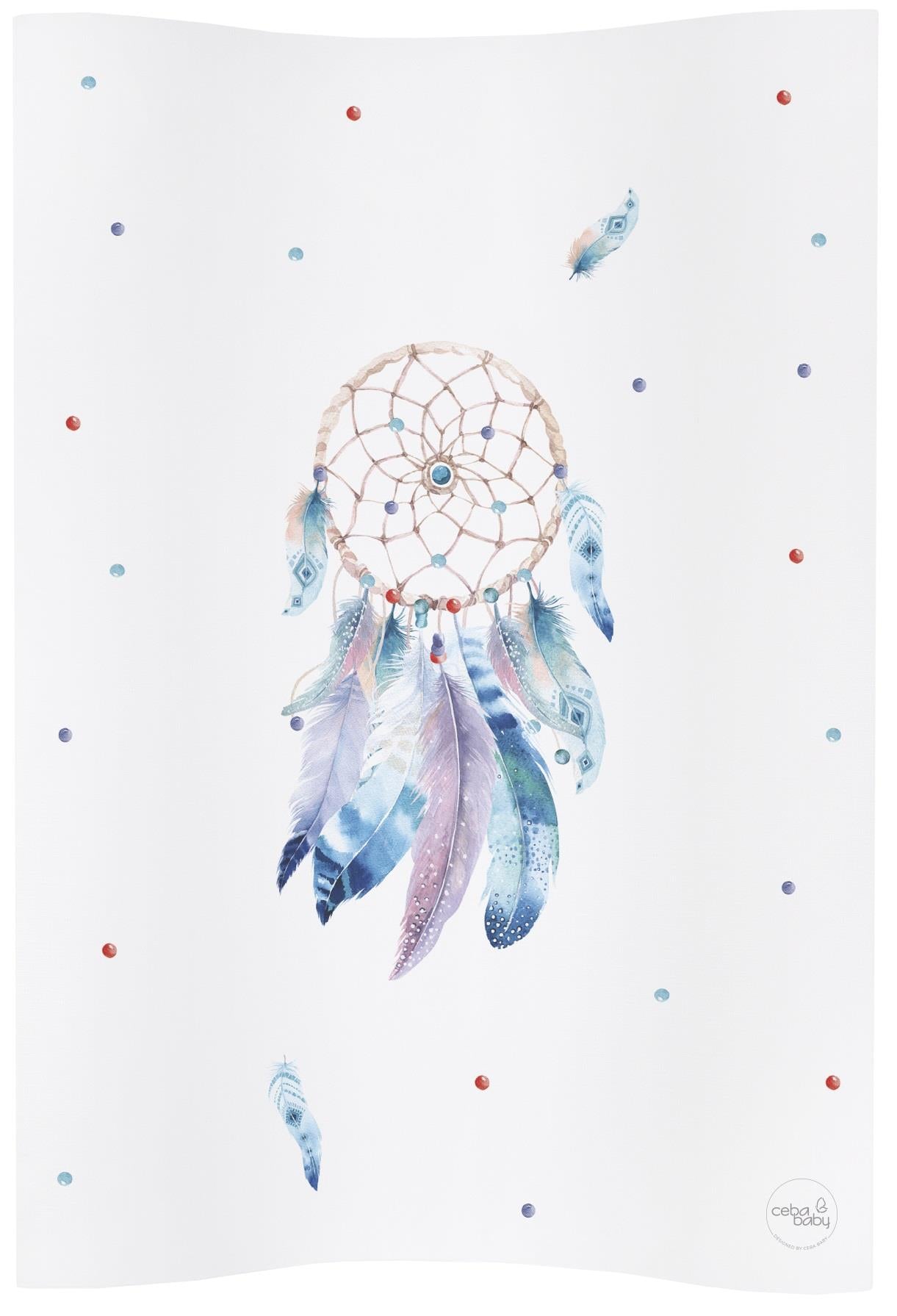 Baby Changing Mat Padded Soft Base 70x50cm Waterproof Raised Edges Sueno