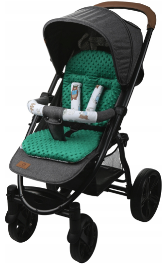 Universal Seat Liner Pushchair Double Sided Buggy Stroller 71x35cm Green/ Camping