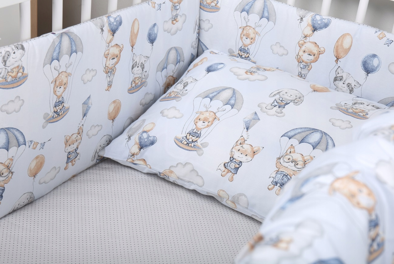 2Pc 135x100 Walk In The Clouds Baby Bedding Set Cotton Pillow Case Duvet Cover