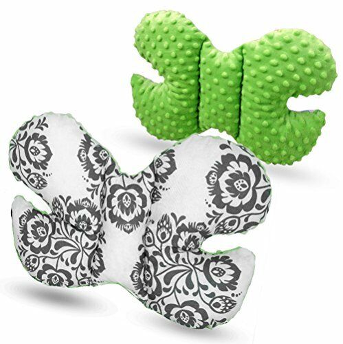 Butterfly Dimple Pillow Baby head and neck support Green - folklore