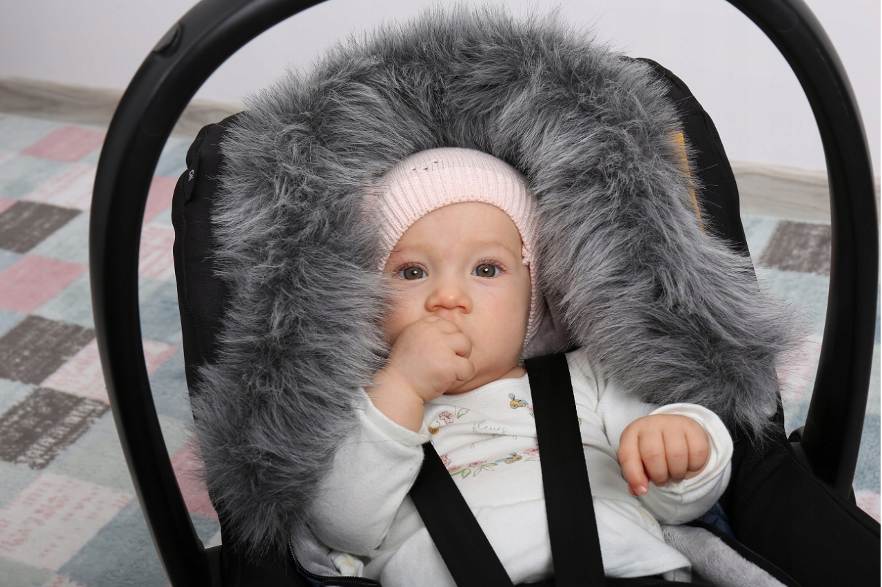 Baby Footmuff Collar Stroller Pushchair Sleeping Bag Husky Friends