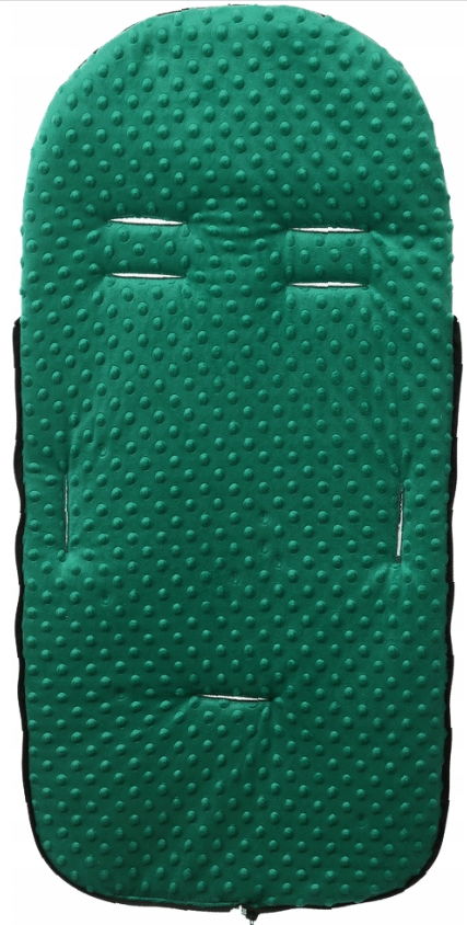 Universal Footmuff Fit Pushchair Buggy Stroller Pram Baby Cosy Toes Dimple Soft Black/Green