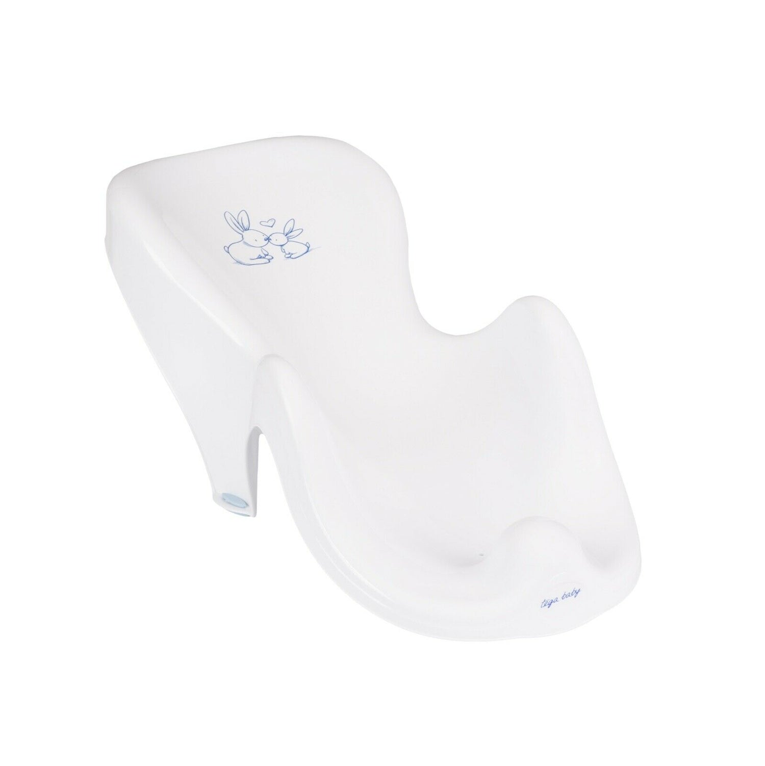 Baby Bath Support Seat Toddler Kids Anatomic Bath Chair Safe Non-Slip Tega Baby Bunny White