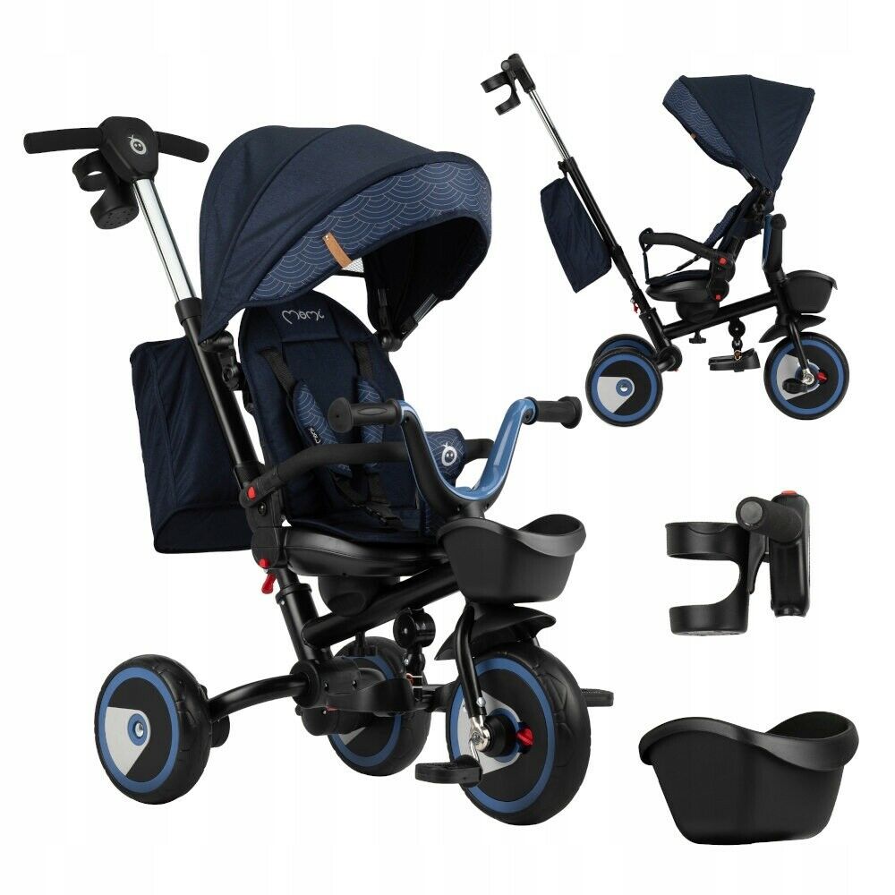 Three-Wheeled Bike Trike Stroller Momi IVIDIA FLOW 5-in-1