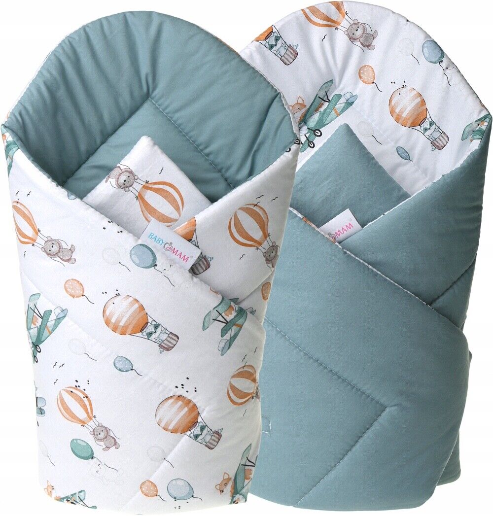 Baby Swaddle Wrap Newborn Bedding Blanket Sleeping Bag Cool Breeze/Dreamy Flight