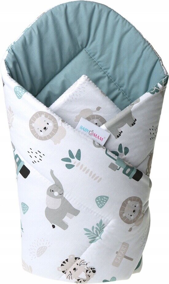 Baby Swaddle Wrap Newborn Bedding Blanket Sleeping Bag Cool Breze/ On Safari