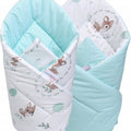 Baby Swaddle Wrap Newborn Bedding Blanket Sleeping Bag MINT/Fairy-tale forest