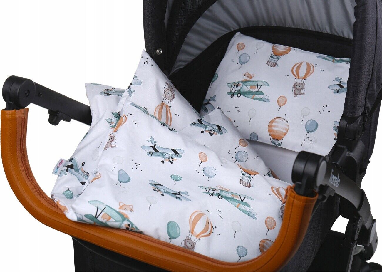 Baby 2pc Bedding Set fit Cradle/Moses basket/Pushchair 70x80cm Dreamy Flight