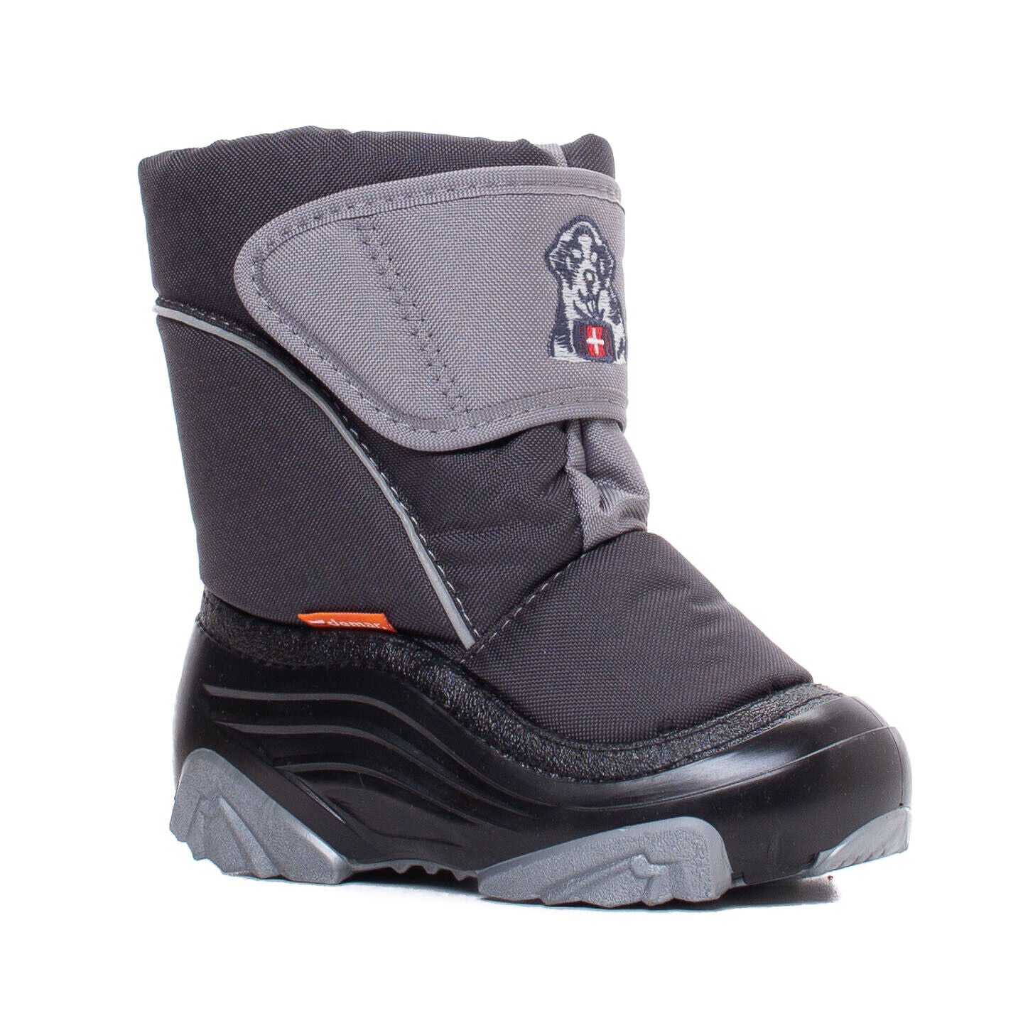 DEMAR Baby Kids Snow Winter Boots Woollen Fur - Doggy Grey