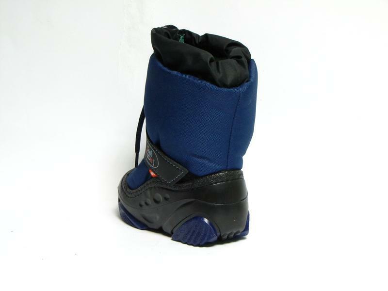 DEMAR Baby Kids Snow Winter Boots Woollen Fur - Snowman Blue