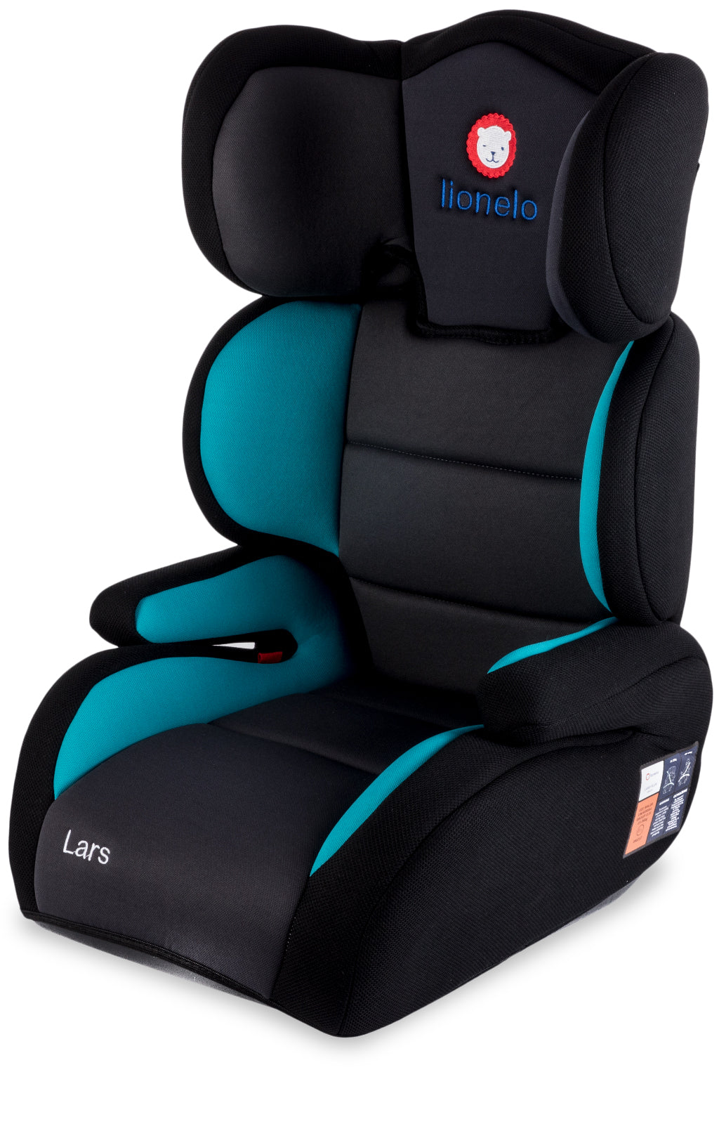 Baby car seat support safety booster kids child 15-36kg LARS LIONELO ECE R44/04 turquoise