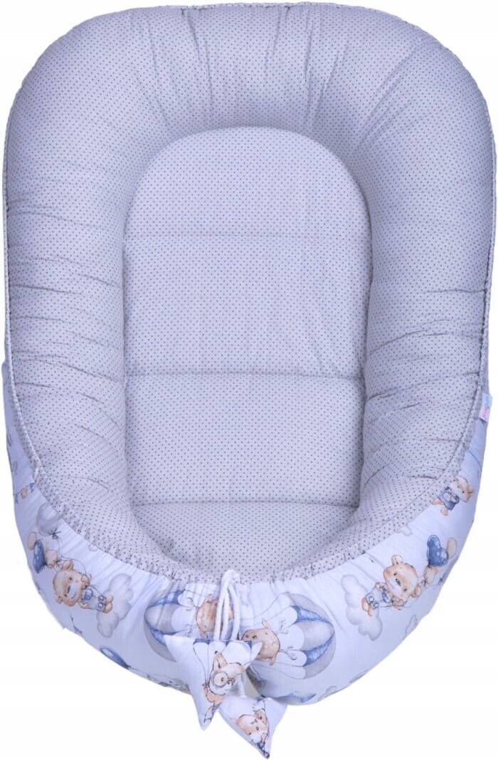 Baby 6pc Walk in the clouds Double-sided Soft Cocoon Infant Nest Bed Cushion