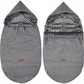 Dimple Dark Grey/Graphite Universal Hooded Footmuff Pushchair Stroller Buggy